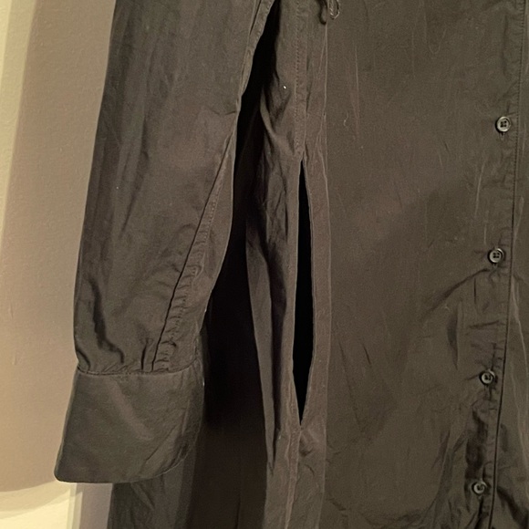 Uniqlo x Lemaire Long Sleeve Black Button Up Dress - Picture 3 of 6